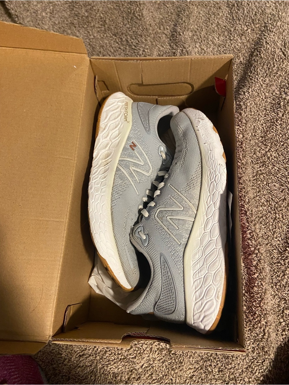 New Balance Fresh Foam X 1080v12 Shoes Gray Running Sneakers